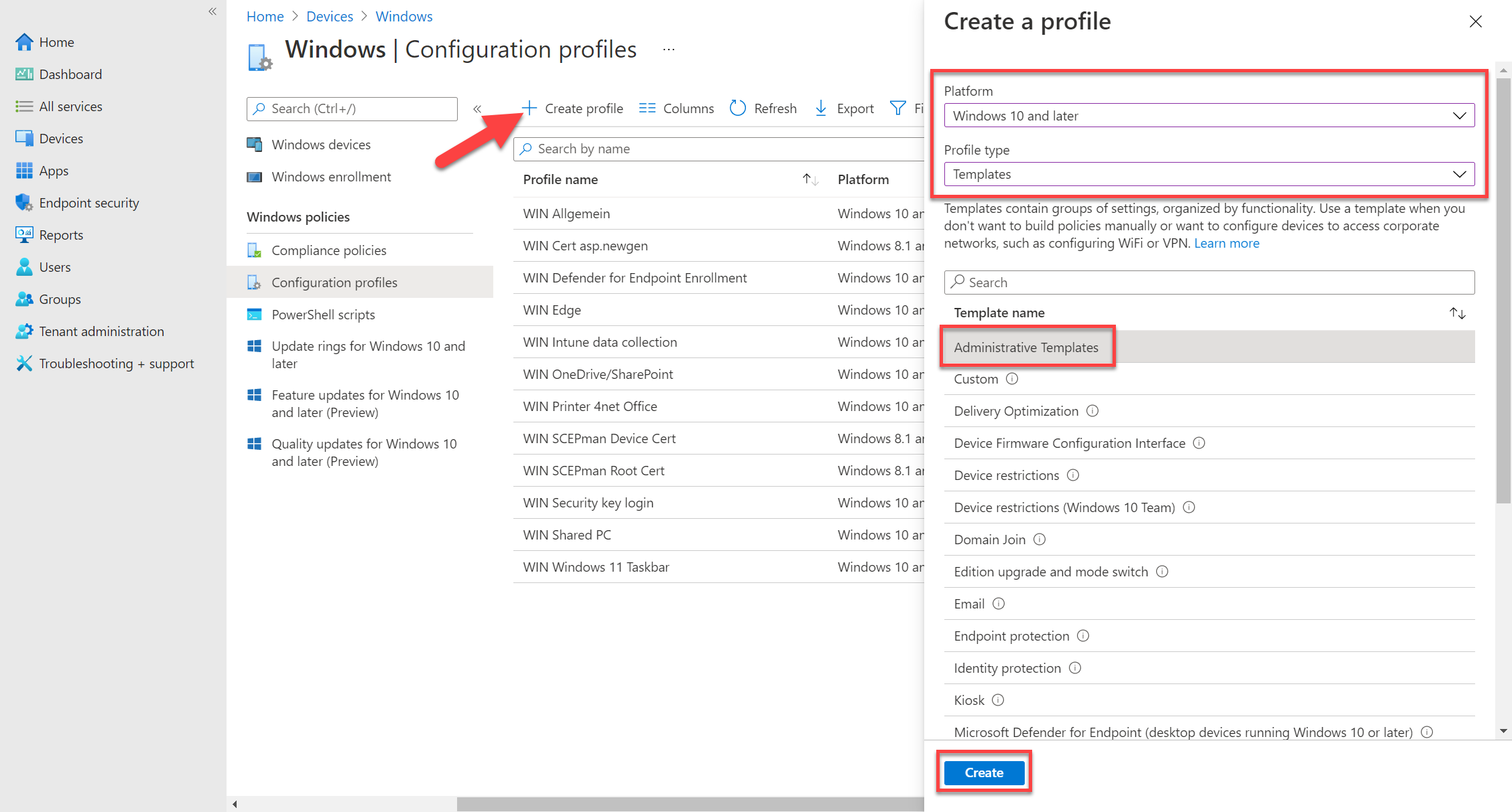 Sync admin reports setting enabled with Tenant Association Key